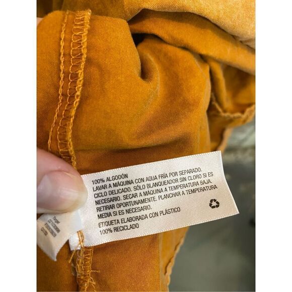 AVA & VIV Burnt Orange Scoop Neck 3/4 Balloon Sleeve Knee-Length Sun Dress Plus - Picture 7 of 13